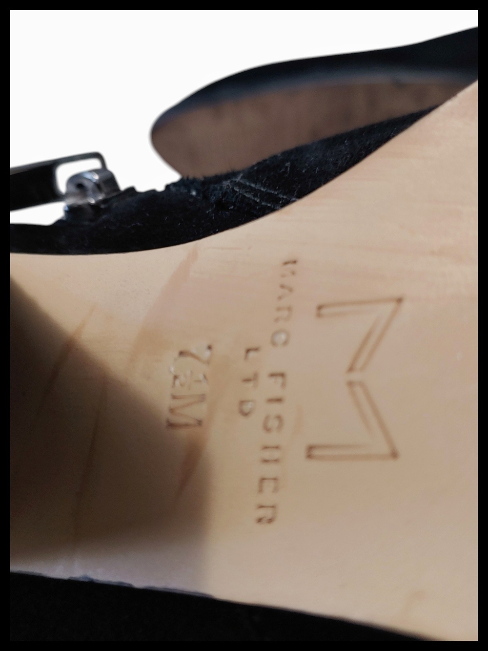 Black Suede Lace-Up Ankle Boots - Marc Fisher - Picture 7 of 9